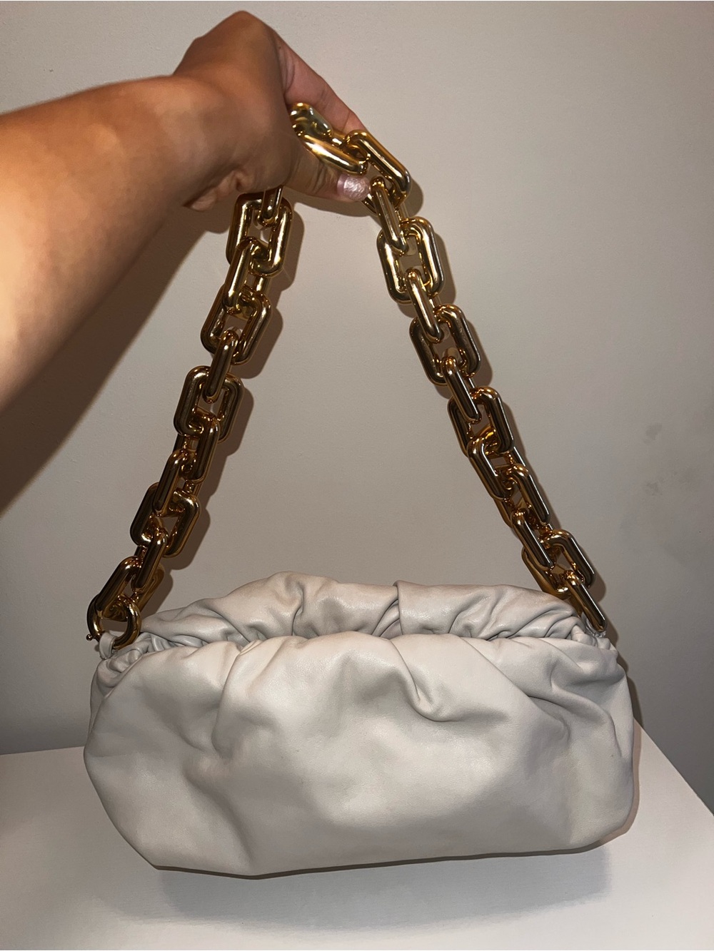 Bottega Veneta Calfskin The Pouch Chain